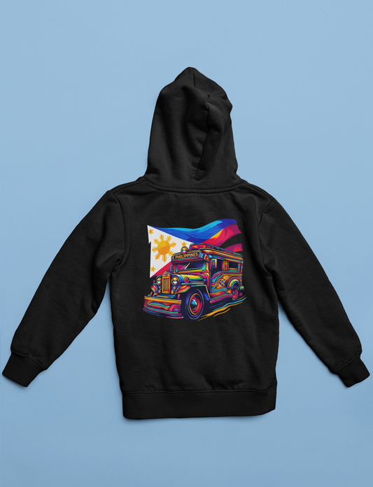 Pilipinas Hoodie - Vibrant Jeepney